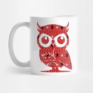 Spider Web Owl Mug